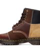 Dr. Martens Dr. Martens Brown & Beige 1460 Patchwork 8 Eye Lace Up Boots - 3