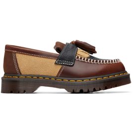 Dr. Martens Dr. Martens Brown & Beige Adrian PWRK Tassel Loafers