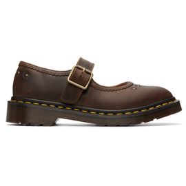 Dr. Martens Dr. Martens Brown Mary Jane Flower Loafers