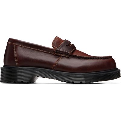 Dr. Martens Dr. Martens Brown Penton Classic Calf Leather Loafers