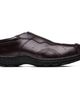 Dr. Martens Dr. Martens Burgundy Aurix Satin Finish Leather Mule Loafers - 1