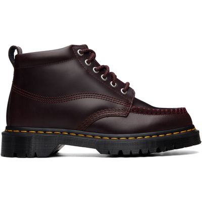 Dr. Martens Dr. Martens Burgundy Lowell Chukka Boots