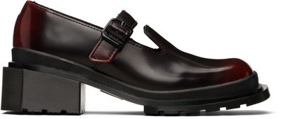 Dr. Martens Dr. Martens Burgundy Maybole Square Toe Mary Jane Heels