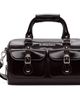 Dr. Martens Dr. Martens Burgundy Top Handle Rub Off Leather Bag - 1