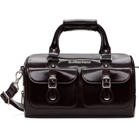 Dr. Martens Dr. Martens Burgundy Top Handle Rub Off Leather Bag
