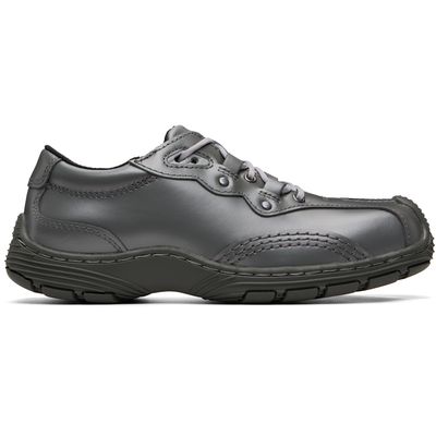 Dr. Martens Dr. Martens Gray Aurix Satin Finish Leather 5I Sneakers