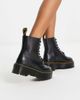 Dr Martens Dr Martens Jadon flatform leather boots in black - 2