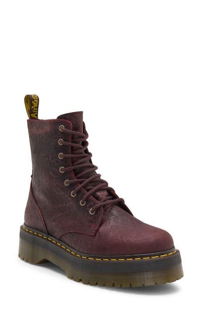 Dr. Martens Dr. Martens Jadon Floral Embossed Leather Platform Boot
