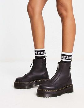 Dr Martens Dr Martens Jetta zip quad boots in black