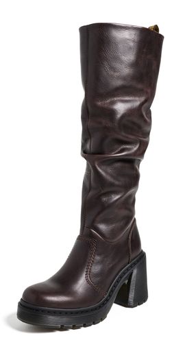 Dr. Martens Dr. Martens Kasey High Leg Boots Dark Brown