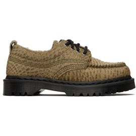 Dr. Martens Dr. Martens Khaki Lowell Hair-On Leather Moc Toe Derbys