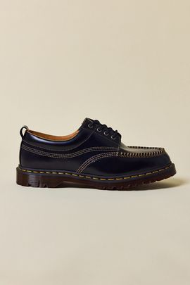 Dr. Martens Dr. Martens Men's Lowell Leather Moc Toe Shoes in Black, Men's at Urban Outfitters