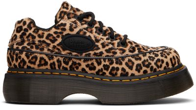 Dr. Martens Dr. Martens Tan Buzz 5-Eye Leopard Derbys