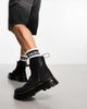 Dr Martens Dr Martens Tarik zip 8 eye boots in black leather - 2