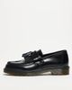 Dr Martens Dr Martens unisex Adrian tassel loafers in black polished smooth leather - 1