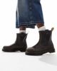 Dr Martens Dr Martens unisex Anistone lo chelsea boots in brown leather - 1