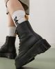 Dr Martens Dr Martens unisex Vegan Jadon II mono boots in black felix rub off - 4