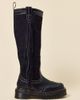 Dr. Martens Dr. Martens Women's Desert Rodeo Quad Hi Leather & Suede Boots in Black Smooth, Women's at Urban Outfitters - 3