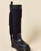 Dr. Martens Dr. Martens Women's Desert Rodeo Quad Hi Leather & Suede Boots in Black Smooth, Women's at Urban Outfitters - 4