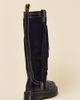 Dr. Martens Dr. Martens Women's Desert Rodeo Quad Hi Leather & Suede Boots in Black Smooth, Women's at Urban Outfitters - 5