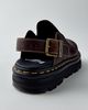 Dr. Martens Dr. Martens Women's Zebzag Suede Slingback Platform Mules in Dark Brown, Women's at Urban Outfitters - 3