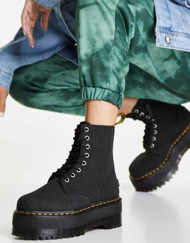 Dr Martens Dr Martens x X Girl Jadon Max flatform ankle boots in black