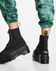 Dr Martens Dr Martens x X Girl Jadon Max flatform ankle boots in black - 2