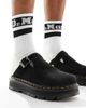 Dr Martens Dr Martens ZebZag mule in black suede - 1