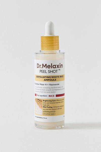 Dr. Melaxin Dr. Melaxin Peel Shot Exfoliating Ampoule in White Rice Ampoule at Urban Outfitters