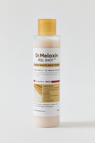 Dr. Melaxin Dr. Melaxin Peel Shot Glow White Rice Toner in White at Urban Outfitters