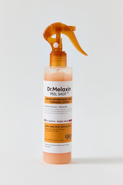 Dr. Melaxin Dr. Melaxin Peel Shot Keratin Care Kojic Acid Turmeric Body & Foot Exfoliating Spray in Assorted at Urban Outfitters