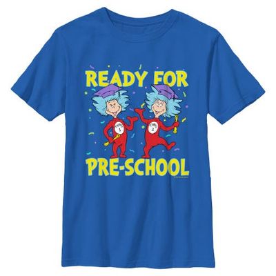 Dr. Seuss Dr. Seuss Boys' Ready For Pre-School Graphic Short Sleeve T-Shirt