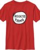 Dr. Seuss Dr. Seuss Boys' Recess Thing Badge Graphic Short Sleeve T-Shirt - 1