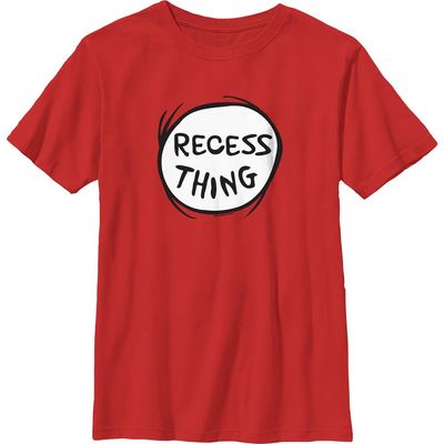 Dr. Seuss Dr. Seuss Boys' Recess Thing Badge Graphic Short Sleeve T-Shirt