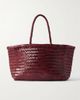 DRAGON DIFFUSION Bamboo Triple Jump Big woven leather tote - 1