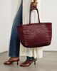 DRAGON DIFFUSION Bamboo Triple Jump Big woven leather tote - 2