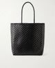 DRAGON DIFFUSION Big woven leather tote bag - 1