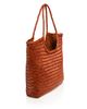Dragon Diffusion Dragon Diffusion Arched Diagonal Woven Leather Tote - 4