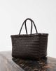 Dragon Diffusion Dragon Diffusion Bamboo Triple Jump Small woven leather bag in dark brown - 2