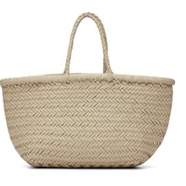 Dragon Diffusion Dragon Diffusion Beige Triple Jump Small Tote