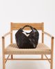 Dragon Diffusion Dragon Diffusion Botteghe diagonal woven top handle bag in dark brown - 1