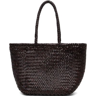 Dragon Diffusion Dragon Diffusion Brown Grace Basket Small Tote