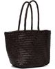 Dragon Diffusion Dragon Diffusion Brown Grace Basket Small Tote - 2