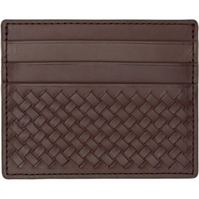 Dragon Diffusion Dragon Diffusion Brown Interlaced Card Holder