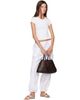 Dragon Diffusion Dragon Diffusion Brown Santa Croce Small Tote - 4