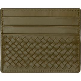 Dragon Diffusion Dragon Diffusion Khaki Interlaced Card Holder