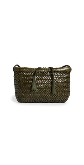 DRAGON DIFFUSION DRAGON DIFFUSION Minsu Mini Basket Crossbody Bag Khaki One