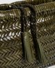 DRAGON DIFFUSION DRAGON DIFFUSION Minsu Mini Basket Crossbody Bag Khaki One - 5