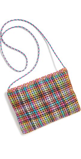 DRAGON DIFFUSION DRAGON DIFFUSION Multi Flower Pochette with Strap Multi One
