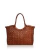 Dragon Diffusion Dragon Diffusion Nantucket Optical Woven Leather Tote - 1
